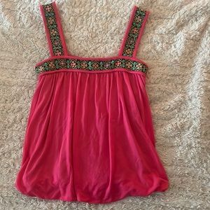 This is small top with gorgeous embroidery work.